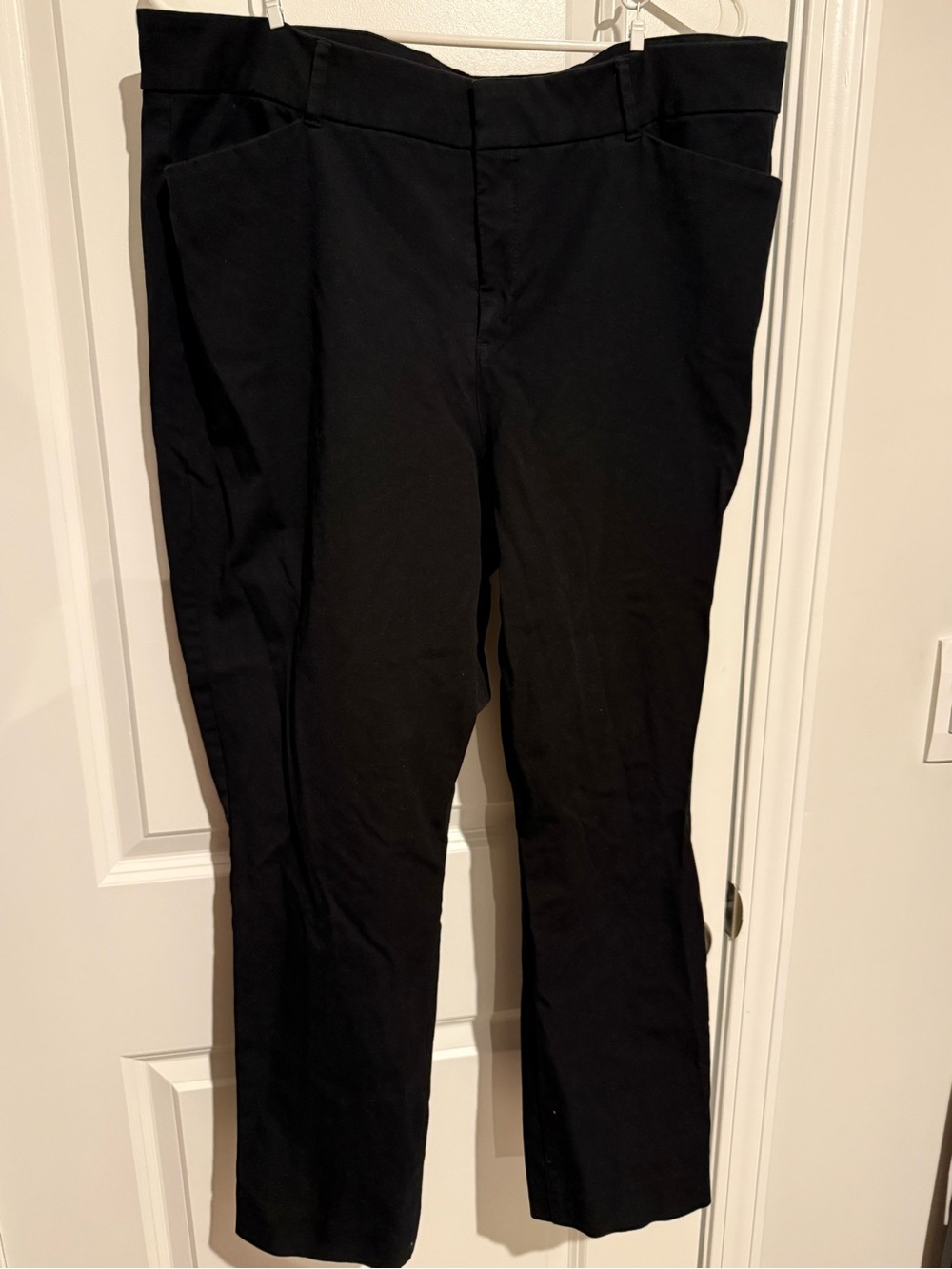 Old Navy Black Women's Straight Leg Trousers